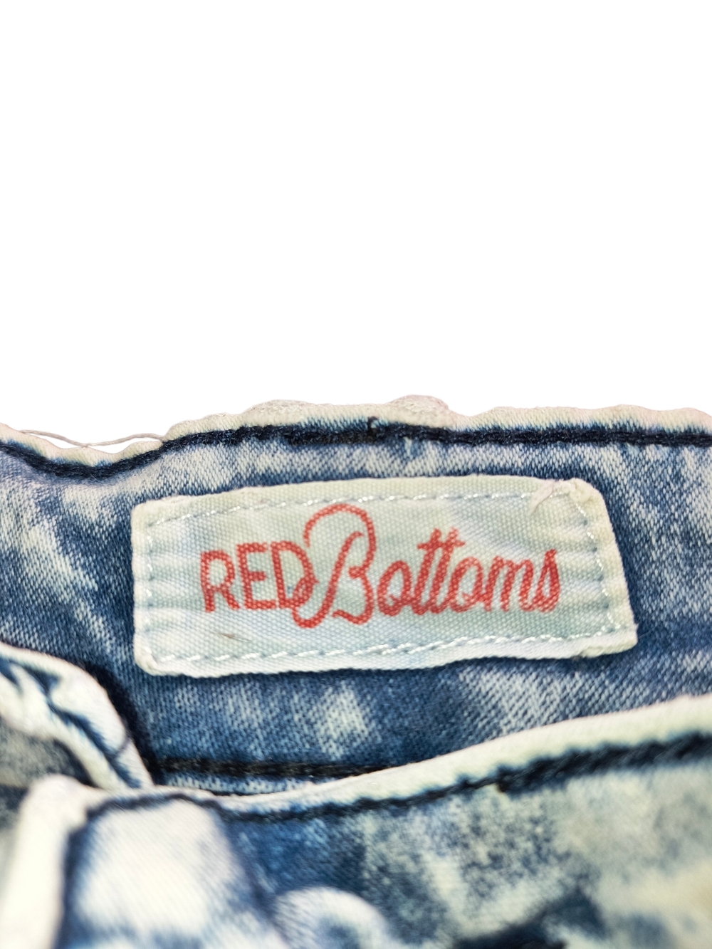 Christian Louboutin Denim Jeans with Red Script Label - Picture 2 of 3